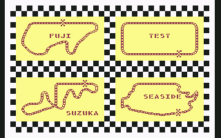 Pole Position II screenshot 3 for Commodore 64